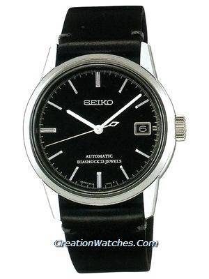 SEIKO 自動巻き 腕時計 黒　Autmatic 23JEWELS Seiko Spirit Automatic 23 Jewels Spirit SCVS015 Made in Japan